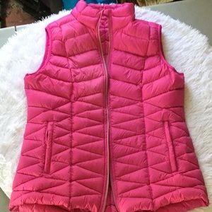 Hot pink vest